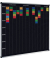 Stecktafel Planrecord Breite 800 mm, 61 Zeilen