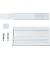 Türschild Silver, 180 x 90 mm, 4 Profile