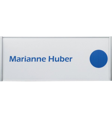 Türschild Silver, 180 x 72 mm, 1 Profil