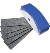 Tafelwischer, magnetisch, blau