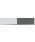 Türschild Ultradex 314577 Anzeiger mit Schieber 180 x 36mm Aluminium, silber
