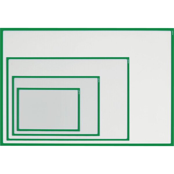 4024158226873 - Infotasche magnetisch für DIN A4 312x225mm VE=5 Stück gelbgrü