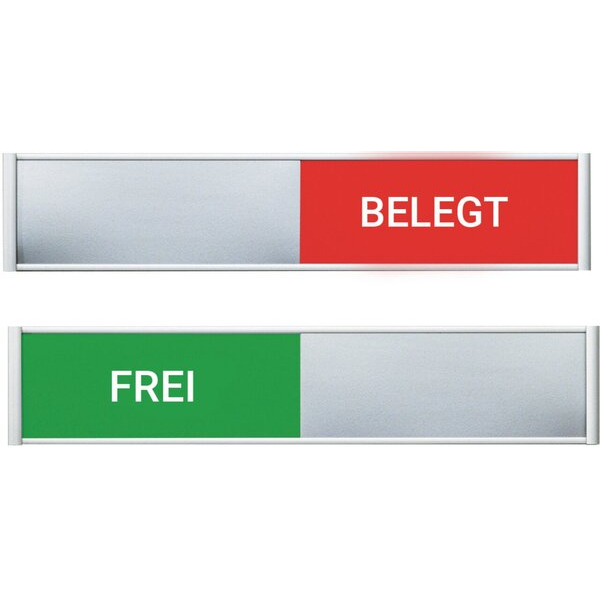 4024158338316 - Türschild 314578 Anzeiger mit Schieber 180 x 36mm Aluminium grünrot 4024158338316 Ultradex