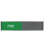 Türschild Ultradex 314578 Anzeiger mit Schieber 180 x 36mm Aluminium, grünrot