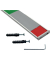 Türschild Ultradex 314578 Anzeiger mit Schieber 180 x 36mm Aluminium, grünrot