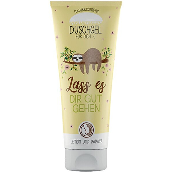 4027268257270 - Duschgel 200ml Lemon-Papaya Duft Motiv Faultier 4027268257270 LA VIDA