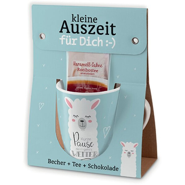 4027268272631 - Porzellanbecher 250ml + 1 Teebeutel + Schokolade 40g Motiv Lama 4027268272631 LA VIDA 4027268272631 - Porzellanbecher 250ml + 1 Teebeutel + Schokolade 40g Motiv Lama 4027268272631 LA VIDA