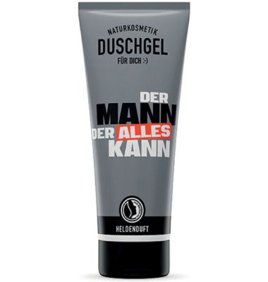 Duschgel 200ml, Zitrusduft mit Holznote, Motiv Mann Kann