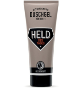 Duschgel 200ml, Zitrusduft mit Holznote, Motiv Held des Tages