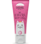 Duschgel 200ml, Lemon-Papaya Duft, Motiv Katze