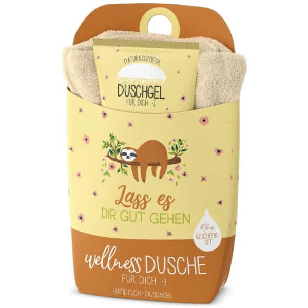 4027268337149 - Geschenkset Duschgel 200ml+Handtuch Motiv Faultier 4027268337149 LA VIDA 4027268337149 - Geschenkset Duschgel 200ml+Handtuch Motiv Faultier 4027268337149 LA VIDA