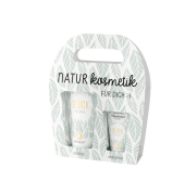 Naturkosmetikset Handcreme 30 ml + Duschgel 200 ml mit Motiv Blatt
