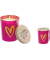 Kerzen 6517131 Herz rosa 8,5x7x7cm 