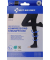 Kompressionsstrumpfhose, offene Spitze schwarz Größe XL