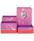 Stifteköcher Set, Pappe, faltbar, Einhornportrait, pink