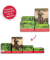 Stifteköcher Set, Pappe, faltbar, Tyrannosaurus, grün