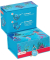 Spardose, Pappe, 2 getrennte Boxen, Meerjungfrau, blau