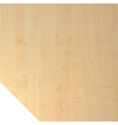 Verkettungsplatte VLT, 120x120cm (BxT), Trapezform, ahorn, 25mm