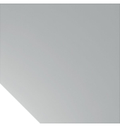 Verkettungsplatte VLT, 120x120cm (BxT), Trapezform, grau / silber