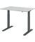 Sitz-Steh-Schreibtisch, elektrisch höhenverstellbar, 70-120cm (H), 120x80cm (BxT), rechteckig, grau / graphit