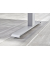 Schreibtisch Basic, höhenverstellbar, 64-129cm (H), rechteckig, asteiche / silber