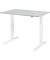 Sitz-Steh-Schreibtisch XMKA, elektrisch h&ouml;henverstellbar, 70-120cm (H), 120x80cm (BxT), rechteckig, grau / wei&szlig;