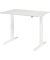 Sitz-Steh-Schreibtisch XMKA, elektrisch h&ouml;henverstellbar, 70-120cm (H), 120x80cm (BxT), rechteckig, wei&szlig; / wei&szlig;