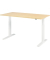 Schreibtisch, 120cm (H), Rechteckig / weiß