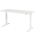 Sitz-Steh-Schreibtisch XMKA, elektrisch h&ouml;henverstellbar, 70-120cm (H), 180x80cm (BxT), rechteckig, wei&szlig; / wei&szlig;