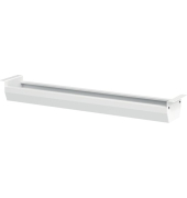 Kabelwanne KC12, klappbar, für Tische bis 1200 mm, 862 mm, graphit