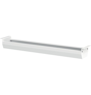 Kabelwanne KC12, klappbar, für Tische bis 1200 mm, 862 mm, graphit