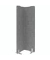 Trennwand Akustik eckig 100x180 grau