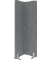 Trennwand Akustik eckig 100x180 grau