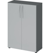 Aktenschrank 4550 V4550/G/5/BM, nein, 3 OH, grafit/lichtgrau, 80x114,4x34,6cm (BxHxT)