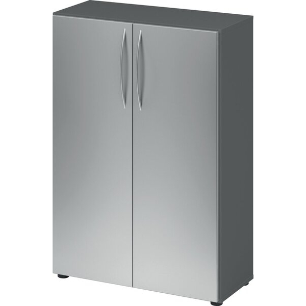 4032062305218 - Aktenschrank 4550 V4550 G S BM nein 3 OH grafit silber 80x1144x346cm (BxHxT) 4032062305218 Hammerbacher