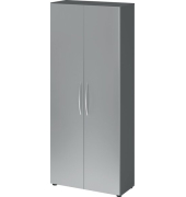 Aktenschrank 4100 V4100/G/S/BM, nein, 5 OH, grafit/silber, 80x188x34,6cm (BxHxT)