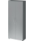 Fl&uuml;gelt&uuml;renschrank V4 V4100/G/S/BM, 5 OH, graphit/silber, 80x188x34,6cm (BxHxT)