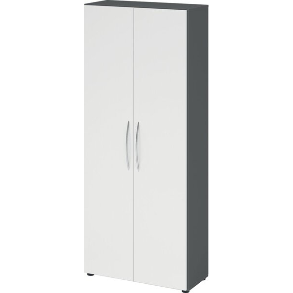 4032062305331 - Aktenschrank 4100 V4100 G W BM nein 5 OH grafit weiß 80x188x346cm (BxHxT) 4032062305331 Hammerbacher