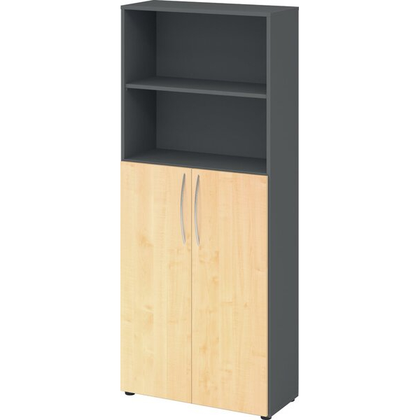 4032062305393 - Regalschrank 4770 V4770 G 3 BM nein 5 OH grafit ahorn 80x188x346cm (BxHxT) 4032062305393 Hammerbacher