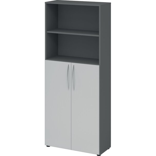 4032062305409 - Regalschrank 4770 V4770G5BM grafit lichtgrau 3 Fachböden 800 x 346 x 1880 cm 4032062305409 Hammerbacher 4032062305409 - Regalschrank 4770 V4770G5BM grafit lichtgrau 3 Fachböden 800 x 346 x 1880 cm 4032062305409 Hammerbacher