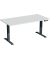 Sitz-Steh-Schreibtisch Elevate Basic, elektrisch höhenverstellbar, 73-123cm (H), 160x80cm (BxT), rechteckig, lichtgrau / anthraz