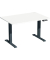 Sitz-Steh-Schreibtisch Elevate Plus, elektrisch höhenverstellbar, 63-128cm (H), 120x80cm (BxT), rechteckig, weiß / anthrazit