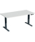 Sitz-Steh-Schreibtisch Elevate Plus, elektrisch höhenverstellbar, 63-128cm (H), 160x80cm (BxT), rechteckig, lichtgrau / anthrazi