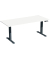 Sitz-Steh-Schreibtisch Elevate Plus, elektrisch höhenverstellbar, 63-128cm (H), 160x80cm (BxT), rechteckig, weiß / anthrazit