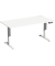 Sitz-Steh-Schreibtisch Elevate Plus, elektrisch höhenverstellbar, 63-128cm (H), 160x80cm (BxT), rechteckig, weiß / weiß
