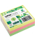 Haftnotizen 5854-21PG-3, brillant, 75x75mm, gelb/pink/grün, quadratisch