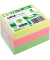 Haftnotizen 5854-21PG-6, brillant, 75x75mm, gelb/pink/grün, quadratisch
