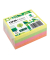 Haftnotizen 5654-39PG, brillant, 75x75mm, gelb/gr&uuml;n/pink/orange, ohne, quadratisch