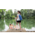 Outdoortasche, 10 Liter, wasserdicht, schwarz