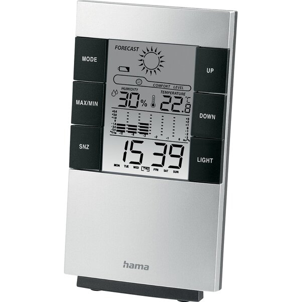 4047443416674 - LCD-Thermo-Hygrometer TH-200 digitale Anzeige von Temperatur Luftfeuchtigkeit Uhrzeit Wochentag Datum Temperaturverlauf un 4047443416674 - LCD-Thermo-Hygrometer TH-200 digitale Anzeige von Temperatur Luftfeuchtigkeit Uhrzeit Wochentag Datum Temperaturverlauf un